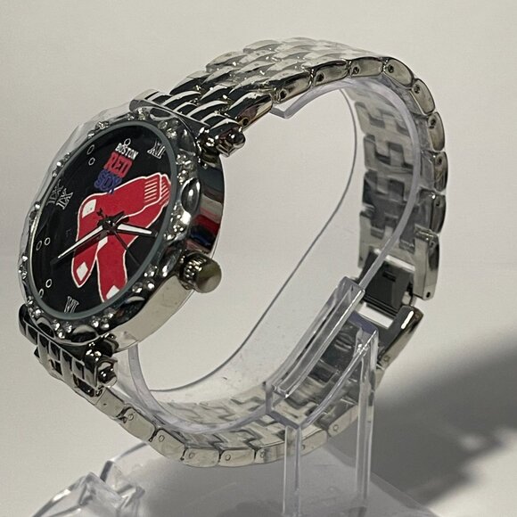 Boston Red Sox MLB Women\'s Luxury Stainless-Steel Watch (RARE) NEW